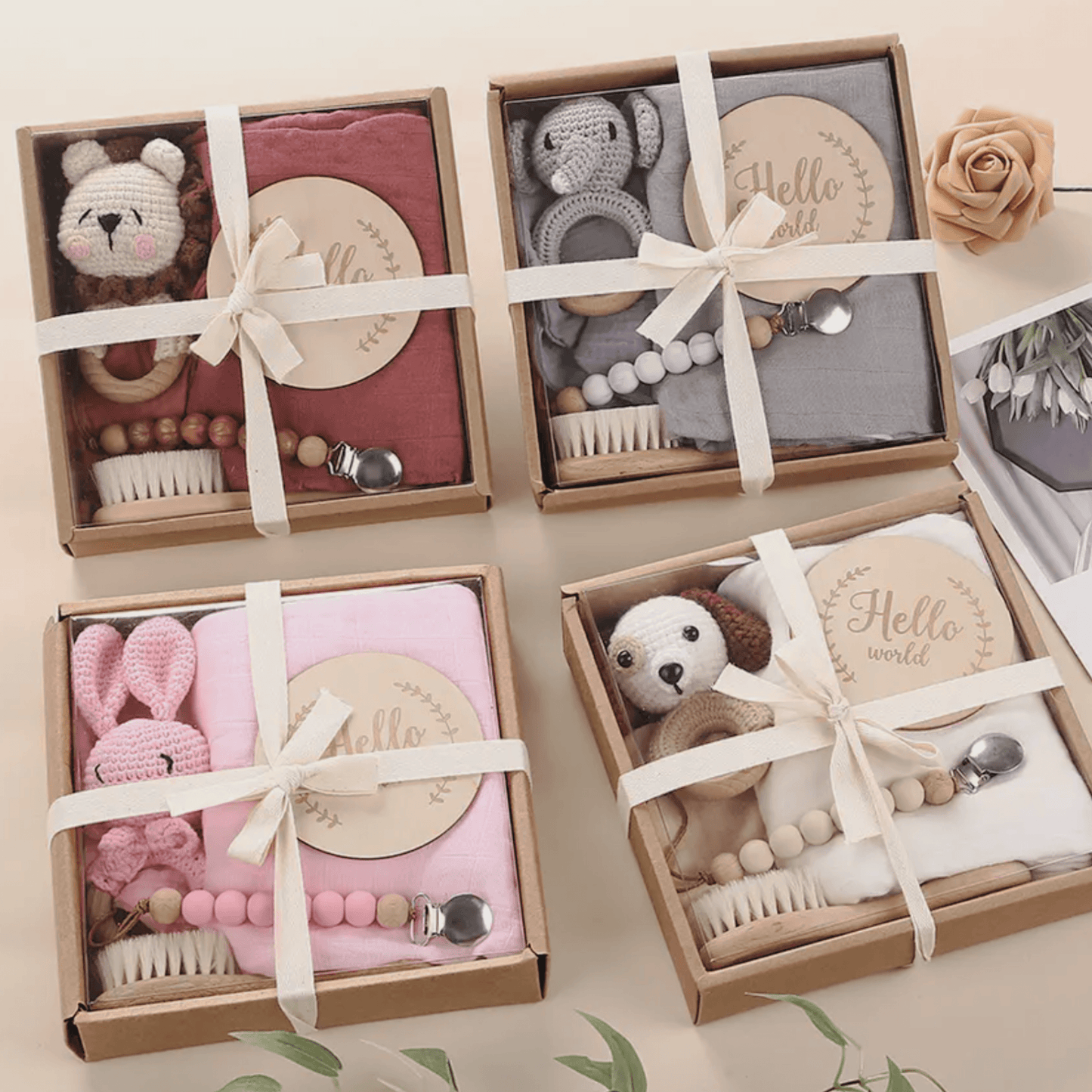 Welcome Baby Gift Box (Blush Pink)