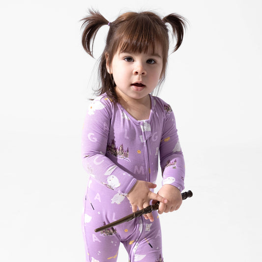 Hedwig’s Flight Bamboo Convertible Footie