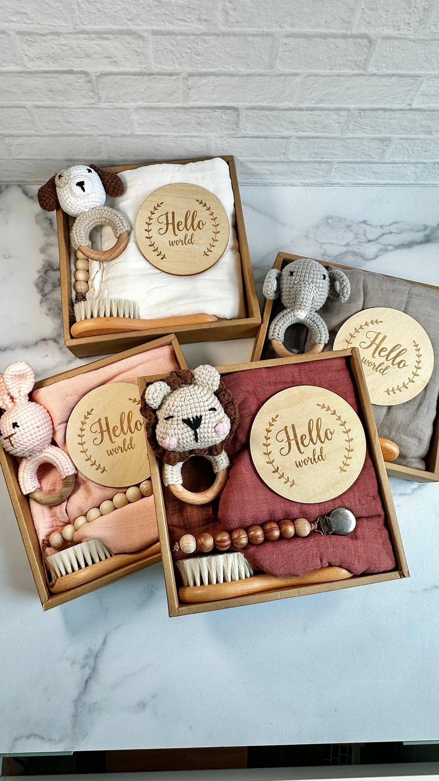Welcome Baby Gift Box (Maroon)
