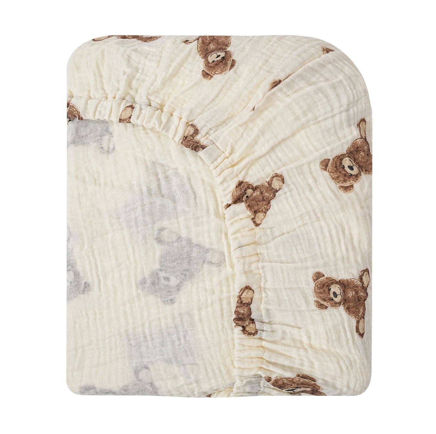Teddy Bear Organic Crib Sheet