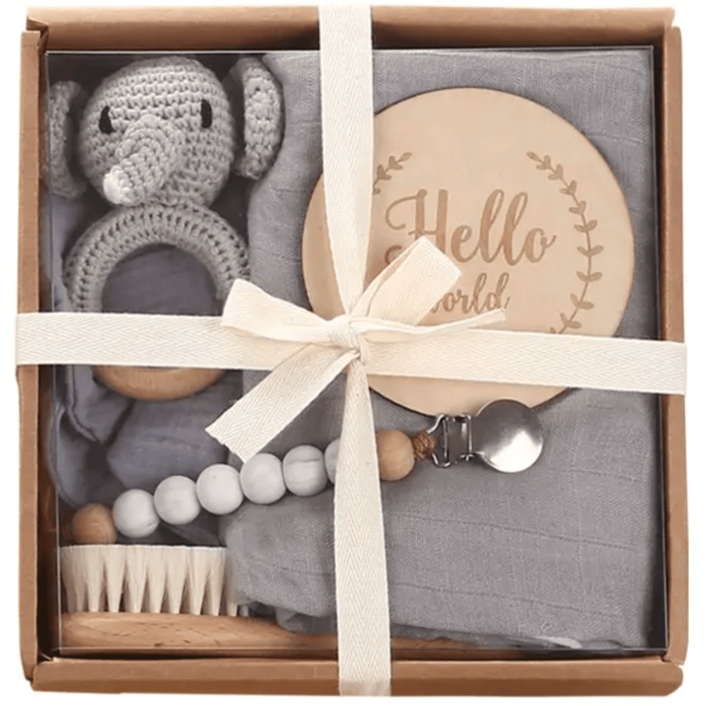 Welcome Baby Gift Box (Grey)