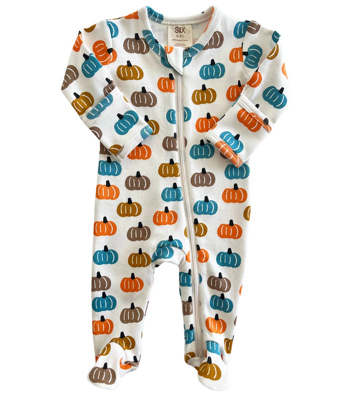 Pumpkin Patch Zip Footie