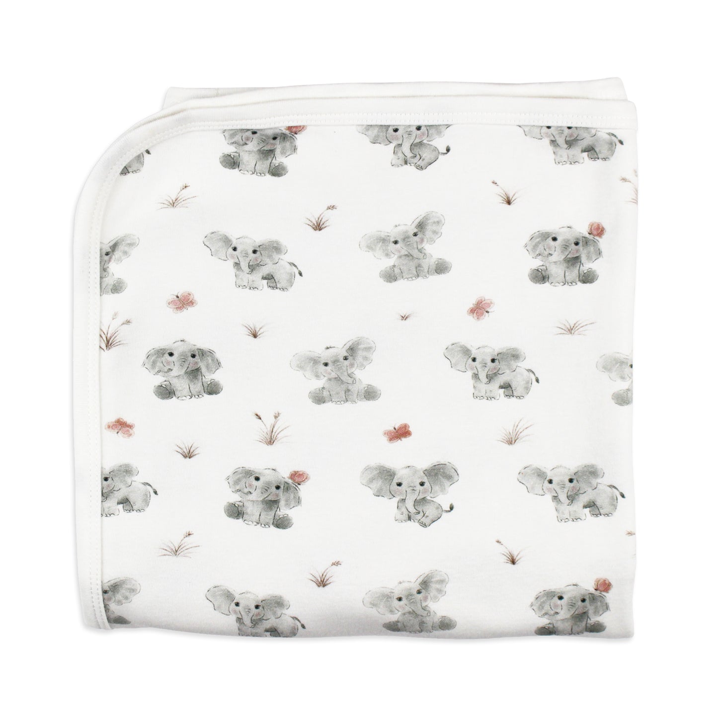 Baby Elephant Organic Blanket L'ovedbaby