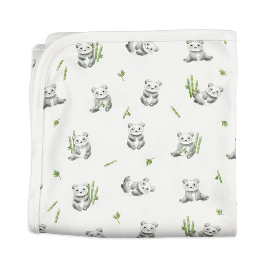 Baby Panda Organic Cotton Blanket
