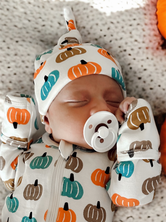 Pumpkin Patch Organic Cotton Baby Beanie