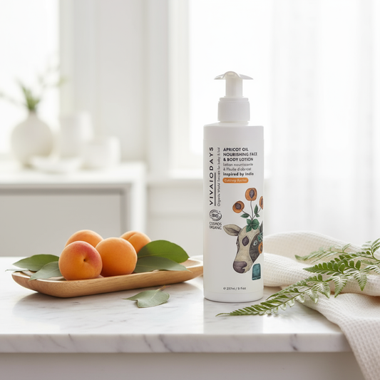 Apricot Oil Lotion - New Background