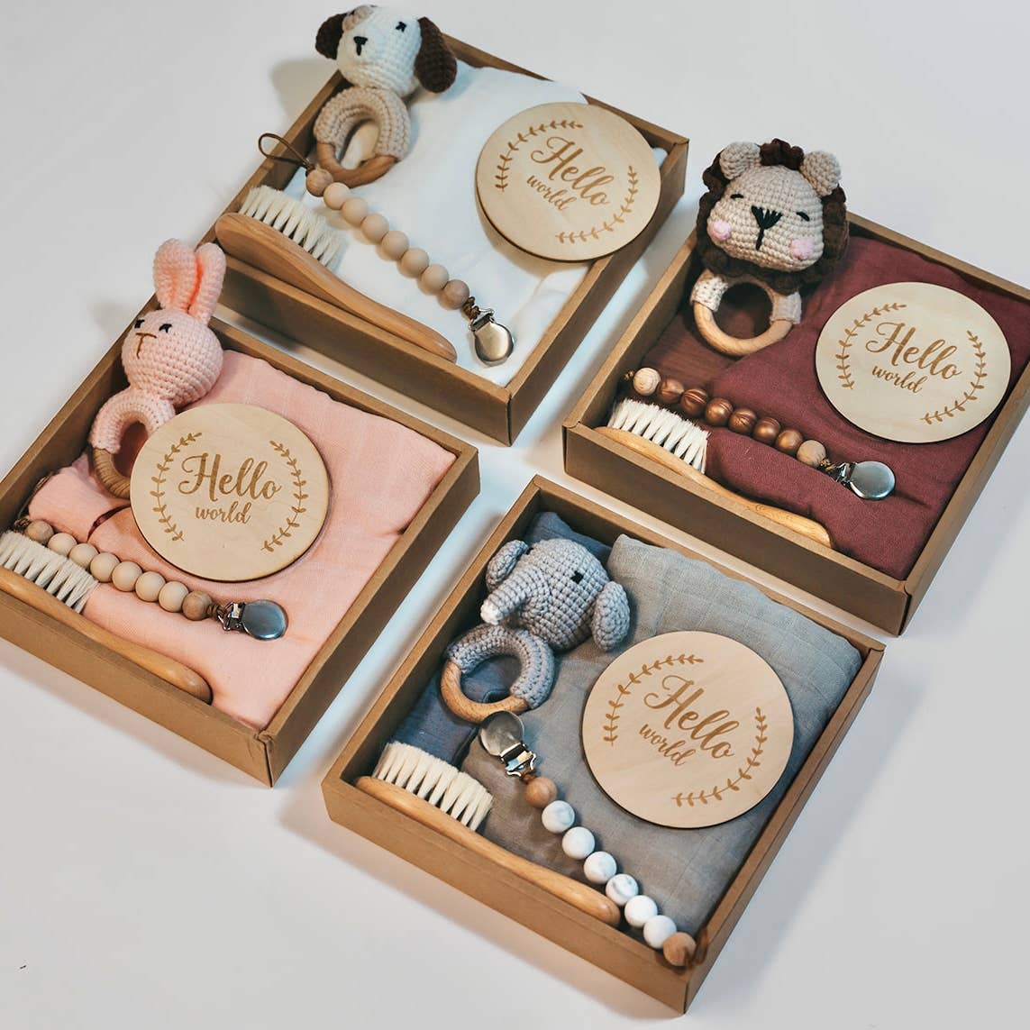 Welcome Baby Gift Box (Grey)