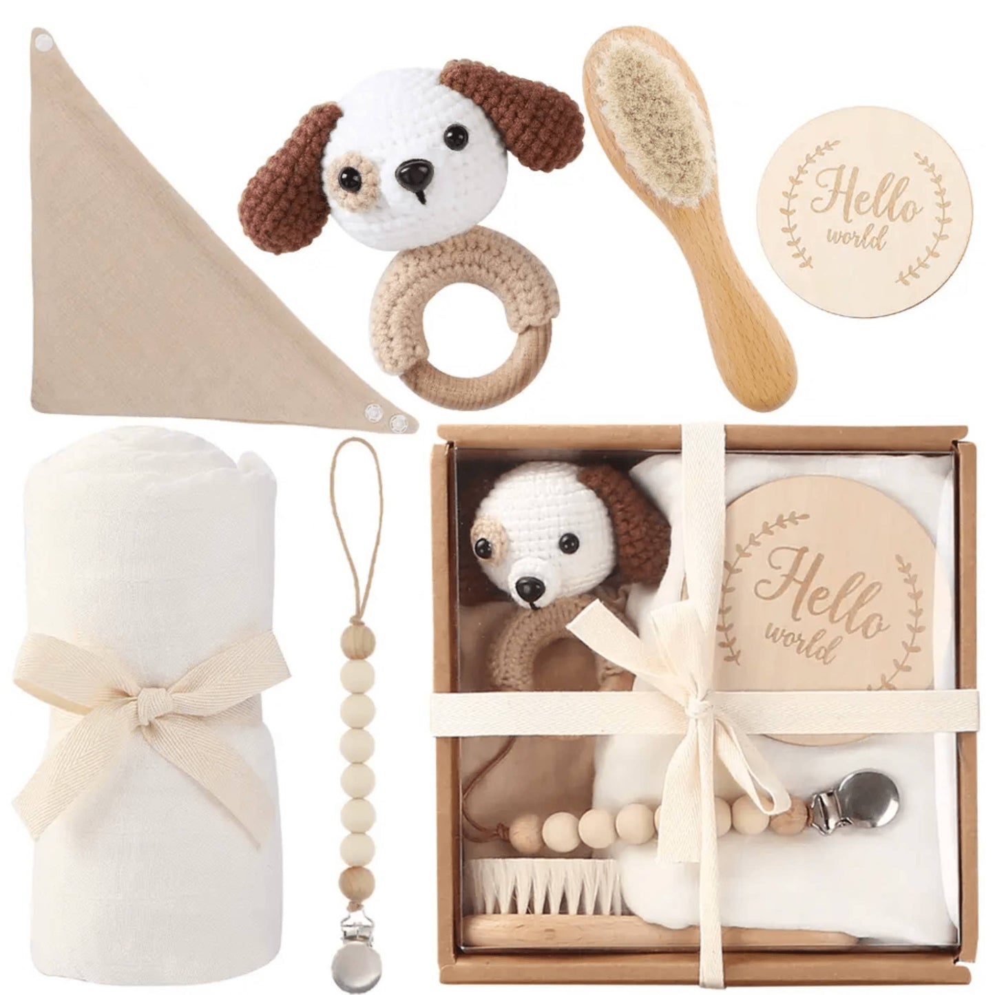 Welcome Baby Gift Box (White)
