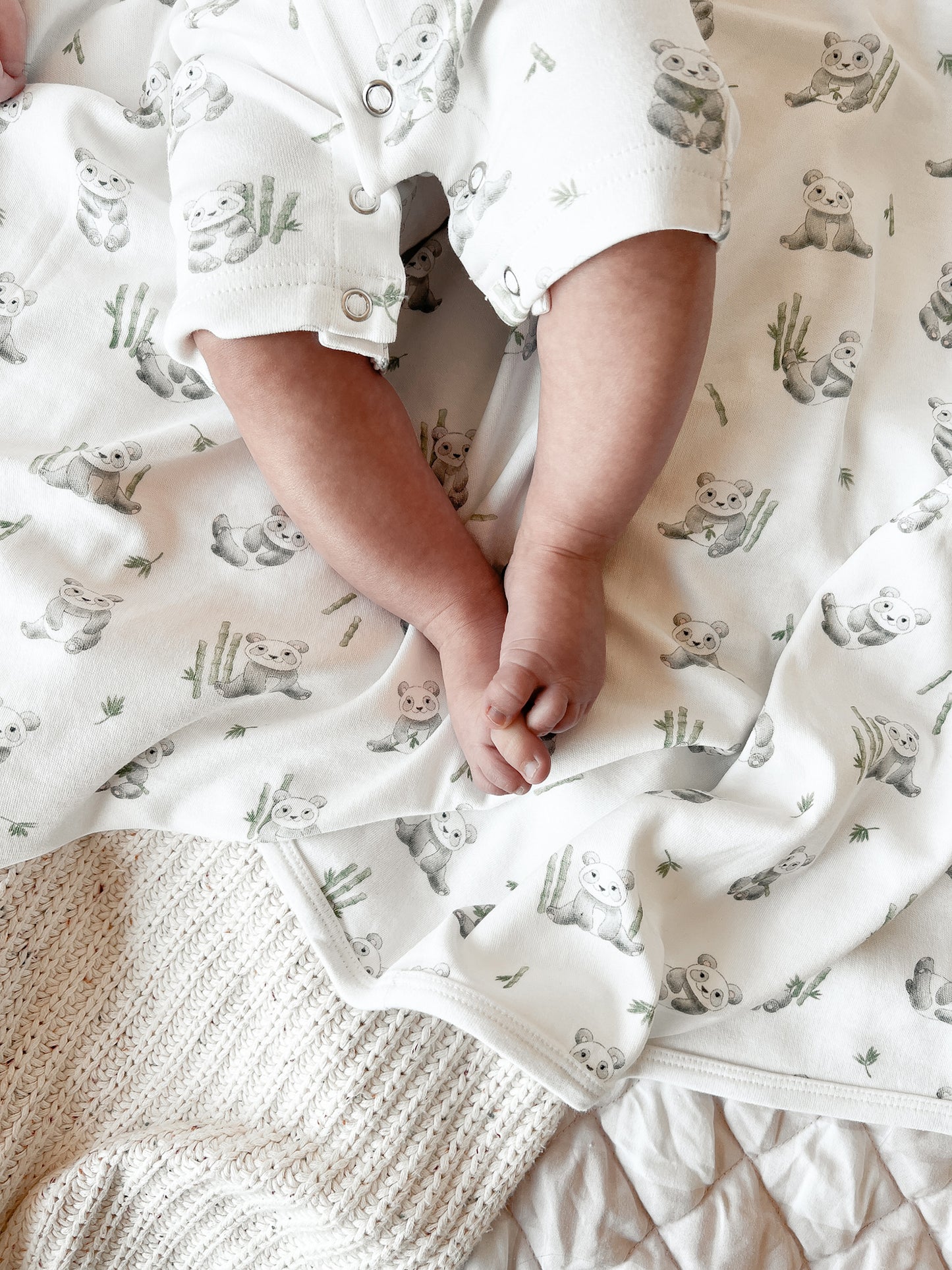 Baby Panda Organic Blanket L'ovedbaby