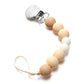 Pacifier Clip Bundle - 3 Pack (Natural, Multi-Pastel & Mouse)