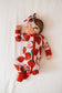 Berry Sweet Strawberry Bundle - Organic Baby Romper & Hair Bow Set