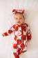 Berry Sweet Strawberry Romper - Bamboo Baby Sleepwear