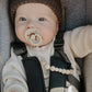 Premium Silicone Pacifier Clip - Natural