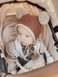 Premium Silicone Pacifier Clip - Natural