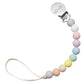 Organic Baby Clothes Bundle - Bear Jumpsuit & Pacifier Clips Gift Set for Newborns