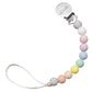 Silicone Pacifier Clip (Multi-Pastel)