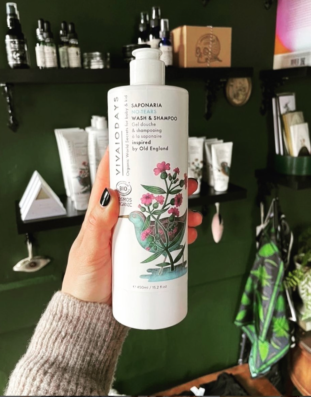 No-Tears Baby Wash & Shampoo - Organic 2-in-1 for Sensitive Skin