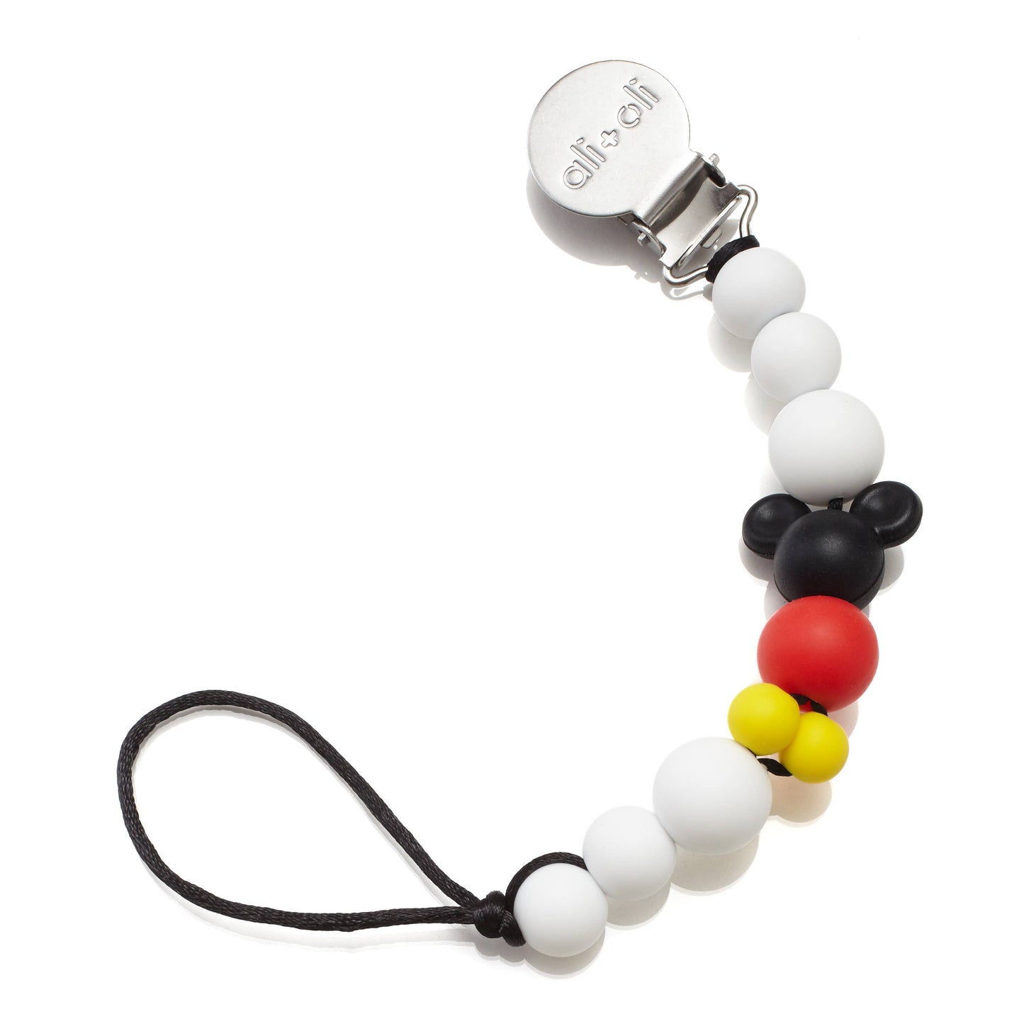 Silicone Pacifier Clip (Mouse)