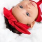 Berry Sweet Strawberry Hair Bow - Organic Baby Bow Accessory