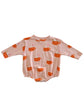 Pink Pumpkin Baby Bubble Outfit | Organic Cotton Baby Romper