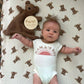 Teddy Bear Organic Crib Sheet