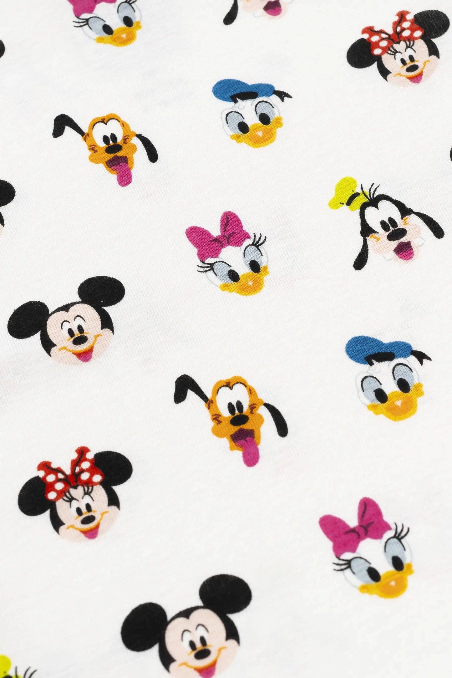 Organic Cotton One-Piece Baby Pajamas | Disney Mickey + Friends | Unisex Baby Sleepwear