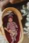 Santa's Sleigh Thermal 2-Way Zipper Footie & Cap Set