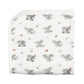 Cute Elephant Organic Cotton Crib Sheet & Blanket Bundle