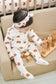 Organic 2-Way Zipper Footie in Brown Bear