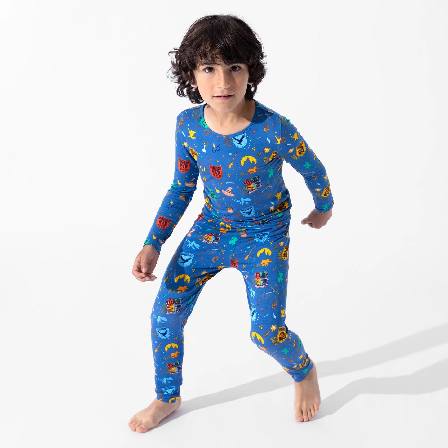 Wizarding Houses Bamboo Kids Pajamas