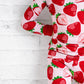 Berry Sweet Strawberry Bundle – Organic Bamboo Pajamas & Hair Bow Set