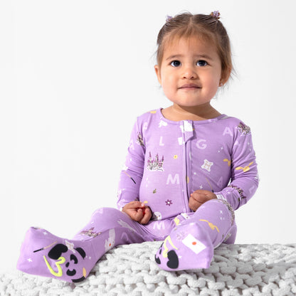 Hedwig’s Flight Bamboo Convertible Footie