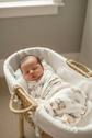 Building Dreams Moses Basket Ditsy Scale