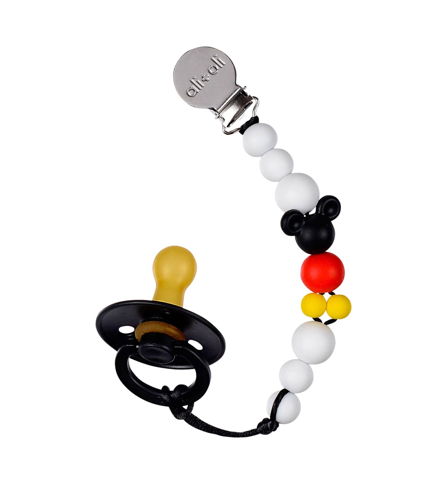 Silicone Pacifier Clip (Mouse)