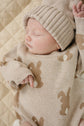 Spring Bunny Jacquard Romper - Organic Cotton