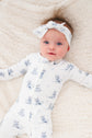 Organic Baby Hippo Zip Footie