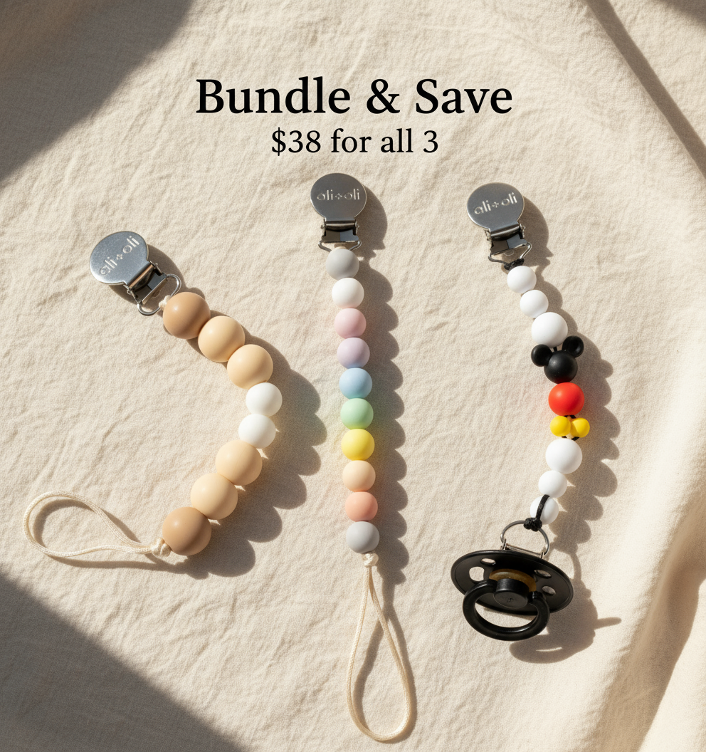 Pacifier Clip Bundle - Lifestyle Shot