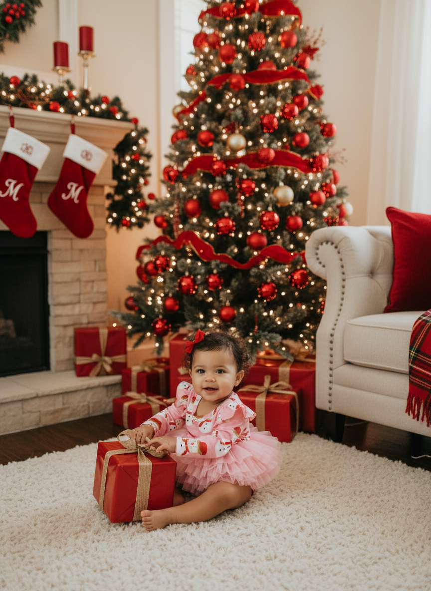 Red Christmas Theme Lifestyle