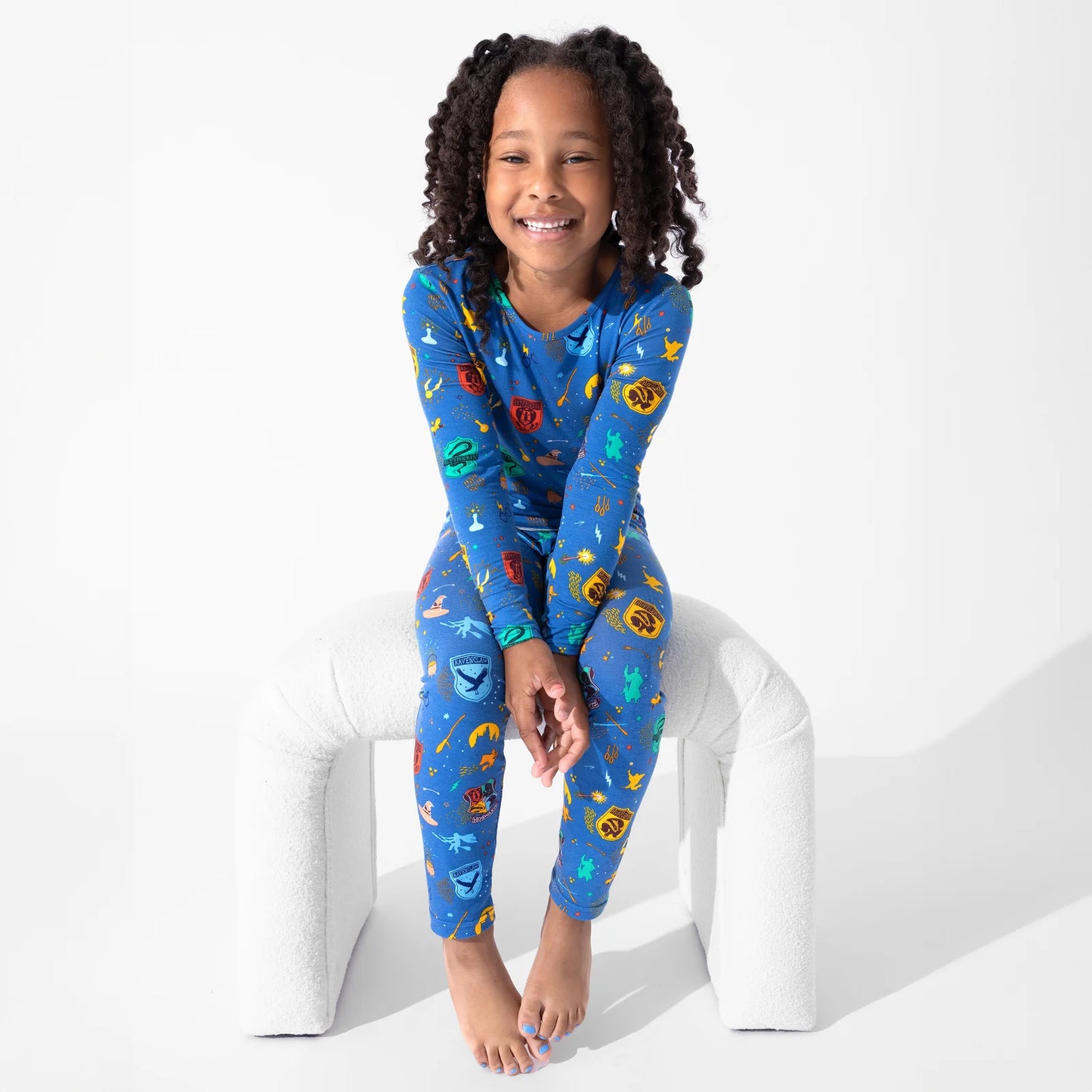 Wizarding Houses Bamboo Kids Pajamas