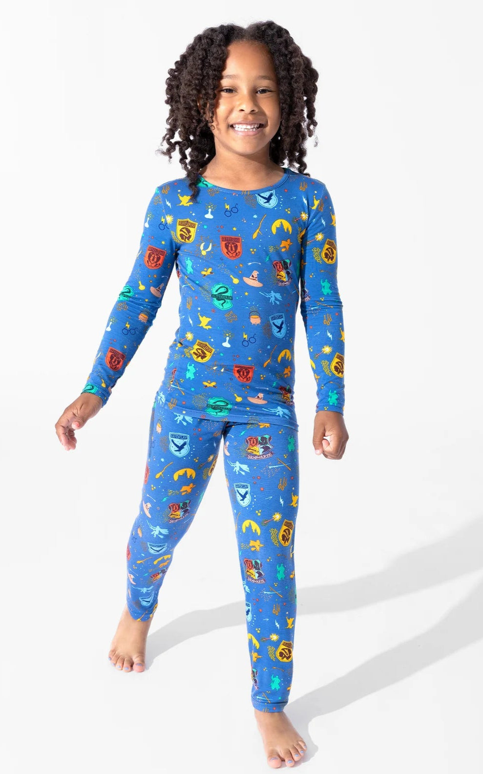 Wizarding Houses Bamboo Kids Pajamas